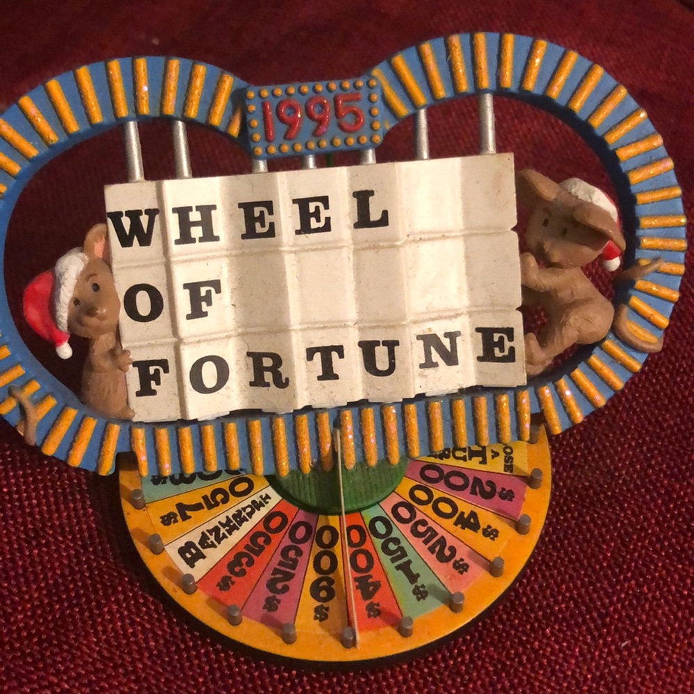 ❤️‍🔥4 for $20 Wheel of fortune holiday ornament